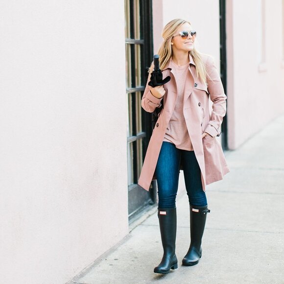 NIB Hunter Original Tall Rain Boots Matte in Black Women Size 8 - Picture 3 of 15